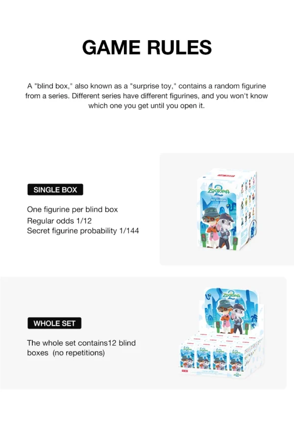 POP MART Disney Zootopia: Next Adventure Series Figures 1PC/12PCS Blind Box Limited to 2pcs/sets per Order