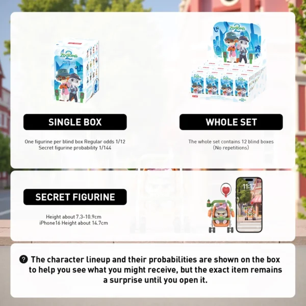 POP MART Disney Zootopia: Next Adventure Series Figures 1PC/12PCS Blind Box Limited to 2pcs/sets per Order