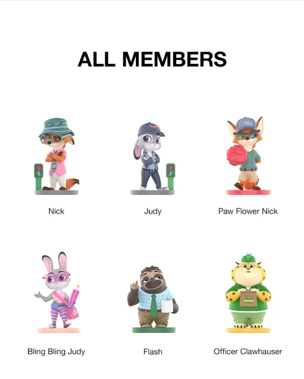 POP MART Disney Zootopia: Next Adventure Series Figures 1PC/12PCS Blind Box Limited to 2pcs/sets per Order